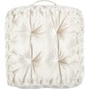 Peony Floor Pillow, Cream - Pillows - 3