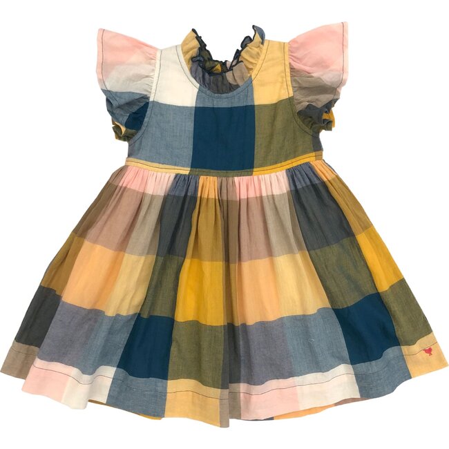 Jennifer Dress, Multi Gingham - Dresses - 1