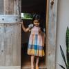 Jennifer Dress, Multi Gingham - Dresses - 2