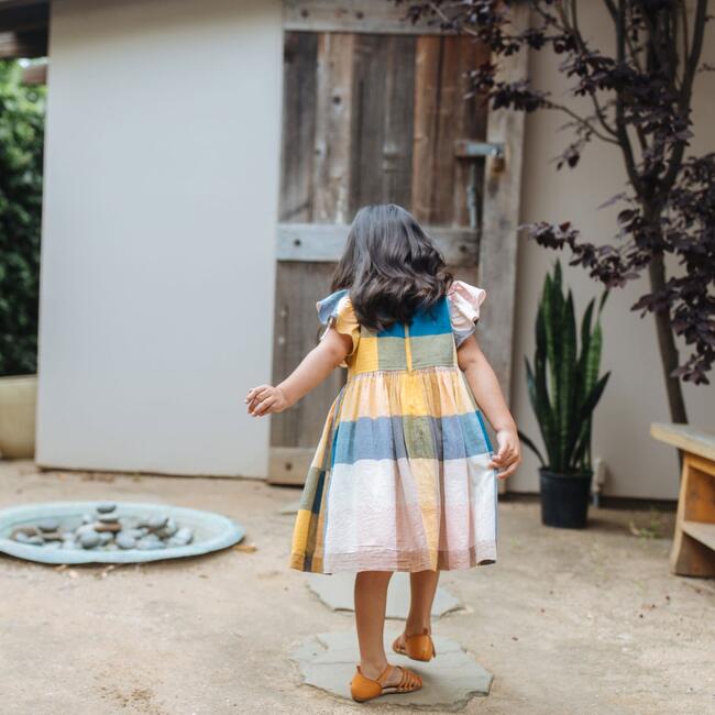 Jennifer Dress, Multi Gingham - Dresses - 3
