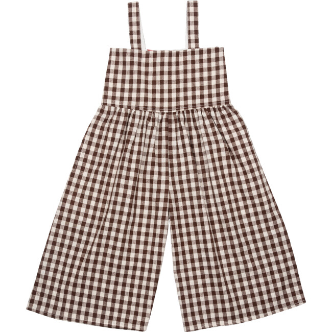 Blake Jumper, Brown Gingham - Dresses - 1