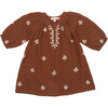Ava Dress, Arabian Spice w/ Embroidery - Dresses - 1 - thumbnail