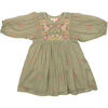 Ava Bella Dress, Green Tea w/ Multi Embroidery - Dresses - 1 - thumbnail