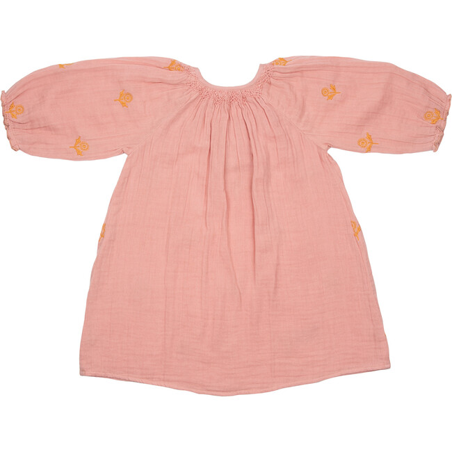 Ava Dress, Mellow Rose w/ Embroidery - Dresses - 2