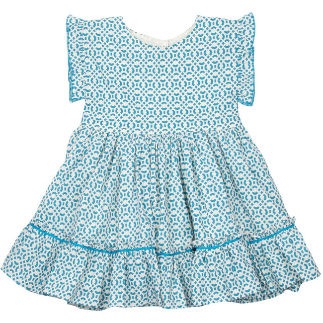 Niley Dress, Turkish Tile Lattice - Dresses - 1