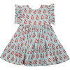 Kit Dress, Milky Blue Vintage Floral - Dresses - 1 - thumbnail