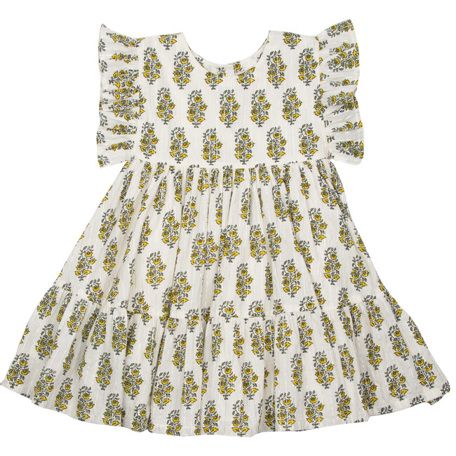 Kit Dress, Antique White Vintage Floral - Dresses - 1