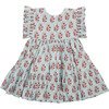 Kit Dress, Milky Blue Vintage Floral - Dresses - 2