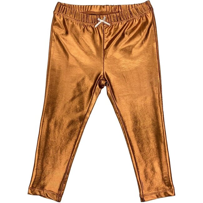 Lame Legging, Copper - Leggings - 1