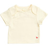 Organic Baby Tee, Antique White - Tees - 1 - thumbnail