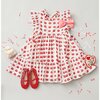 Jennifer Dress, Tango Red Kisses - Dresses - 4