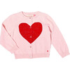 Hannah Heart Sweater, Pale Pink - Sweaters - 1 - thumbnail