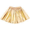 Gianna Skirt, Metallic Gold - Skirts - 1 - thumbnail