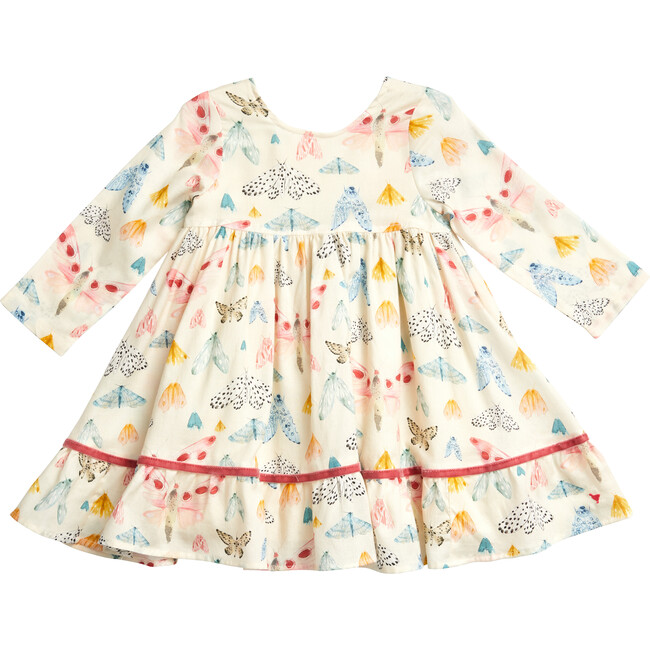 Coralee Dress, Moth Print - Dresses - 1