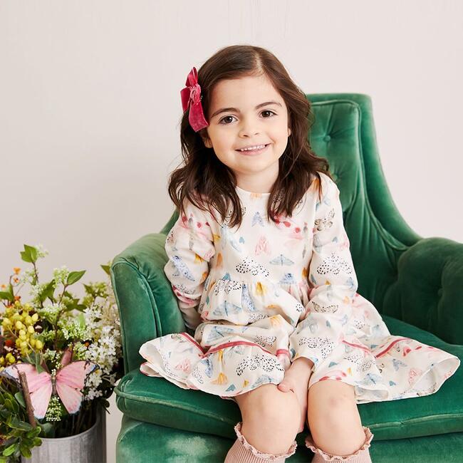 Coralee Dress, Moth Print - Dresses - 3
