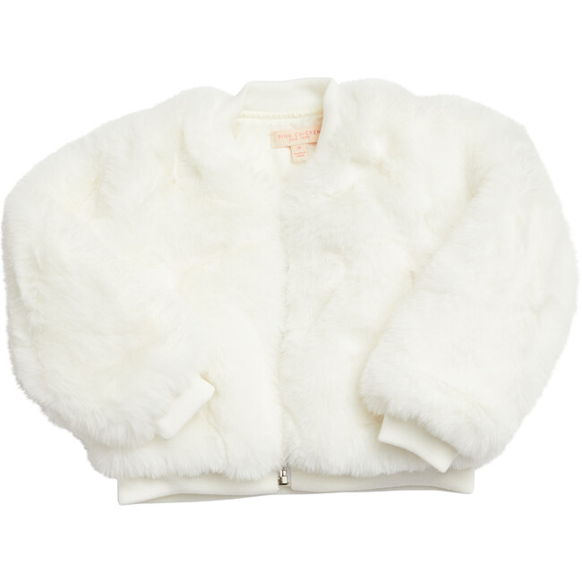 Bomber Jacket, Winter White - Jackets - 1