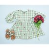 Celeste Dress, Army Green Plaid - Dresses - 2