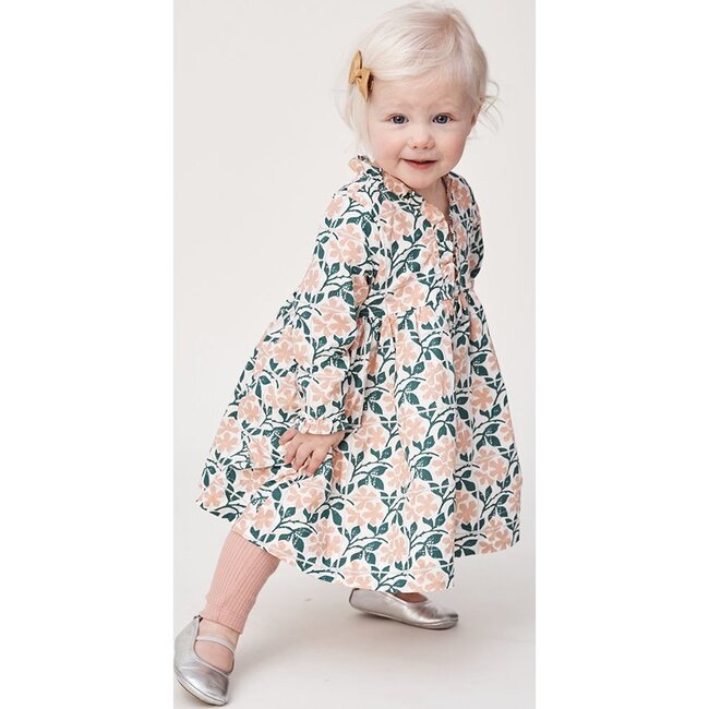 Baby Vera Dress, Antique White Floral - Pink Chicken Dresses | Maisonette