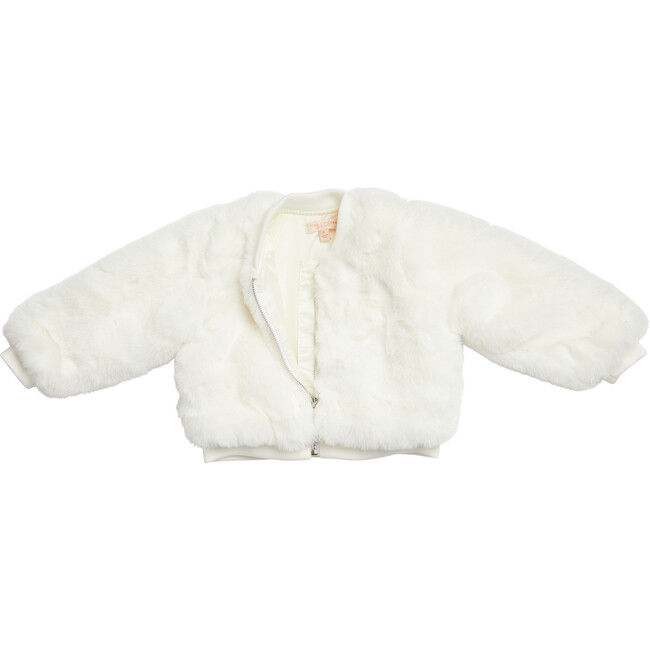Bomber Jacket, Winter White - Jackets - 3