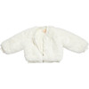 Bomber Jacket, Winter White - Jackets - 3