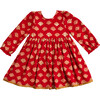 Amma Dress, Red Tango Gold - Dresses - 1 - thumbnail