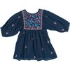 Ava Bella Dress, Blues & Embroidery - Dresses - 2