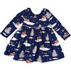 Princess Diana Dress, Winter Blue Landscape - Dresses - 1 - thumbnail
