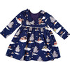 Princess Diana Dress, Winter Blue Landscape - Dresses - 2