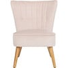 June Mid-Century Accent Chair, Pink - Kids Seating - 1 - thumbnail