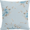 Decorative Pillow, Berry Bloom Blue - Decorative Pillows - 1 - thumbnail