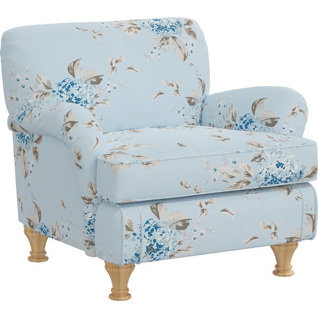 Sweet Pea Kids Chair, Berry Bloom Blue - Kids Seating - 2