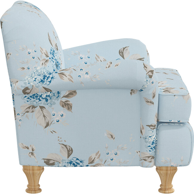 Sweet Pea Kids Chair, Berry Bloom Blue - Kids Seating - 3