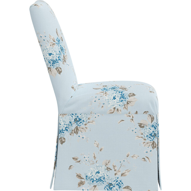 Alice Slipcover Accent Chair, Berry Bloom Blue - Accent Seating - 3
