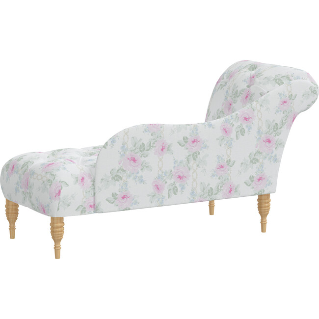 Crawford Chaise, Royal Bouquet Pink - Sofas & Sectionals - 3