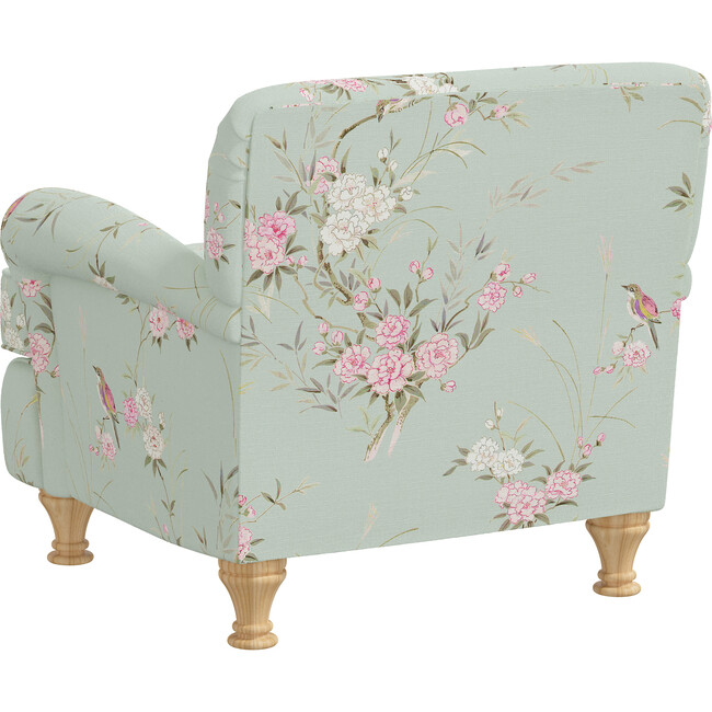 Sweet Pea Kids Chair, Bird Chinoiserie Green - Kids Seating - 4