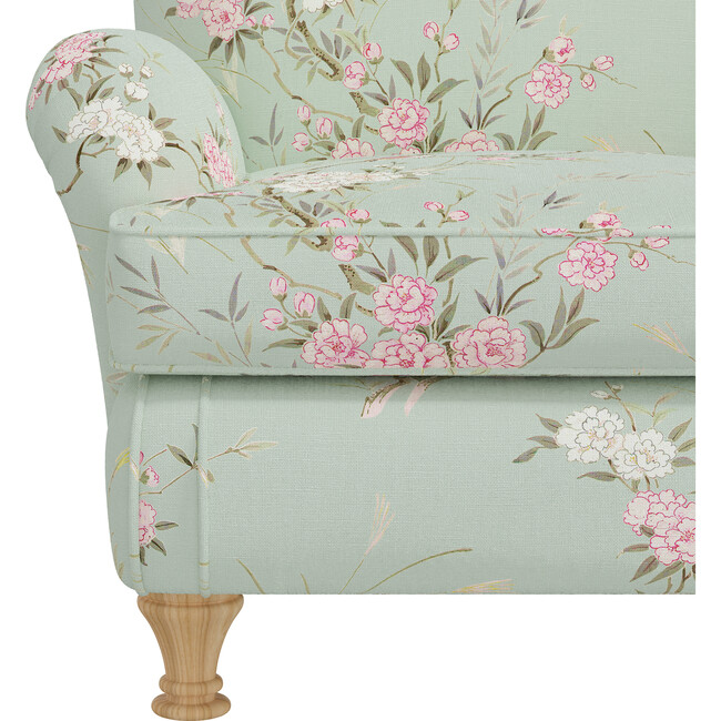 Sweet Pea Kids Chair, Bird Chinoiserie Green - Kids Seating - 5