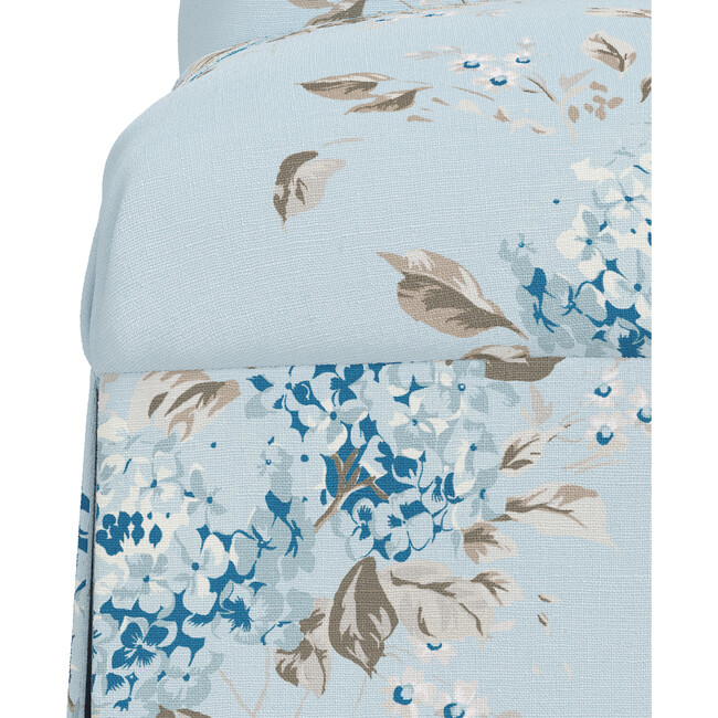 Alice Slipcover Accent Chair, Berry Bloom Blue - Accent Seating - 5