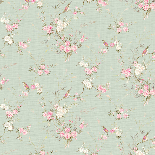 Lisbon Screen, Bird Chinoiserie Green - Accents - 4