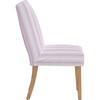 Esther Slipcover Accent Chair, Brolly Stripe Pink - Accent Seating - 3
