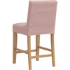 Esther Slipcover Counter Stool, Linen Blush - Accent Seating - 4