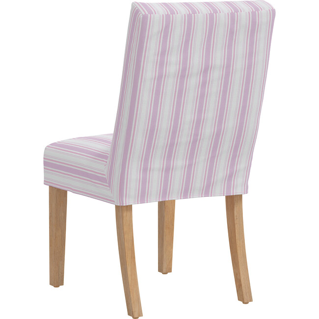Esther Slipcover Accent Chair, Brolly Stripe Pink - Accent Seating - 4