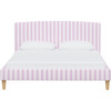Blair Platform Bed, Brolly Stripe Pink - Beds - 1 - thumbnail