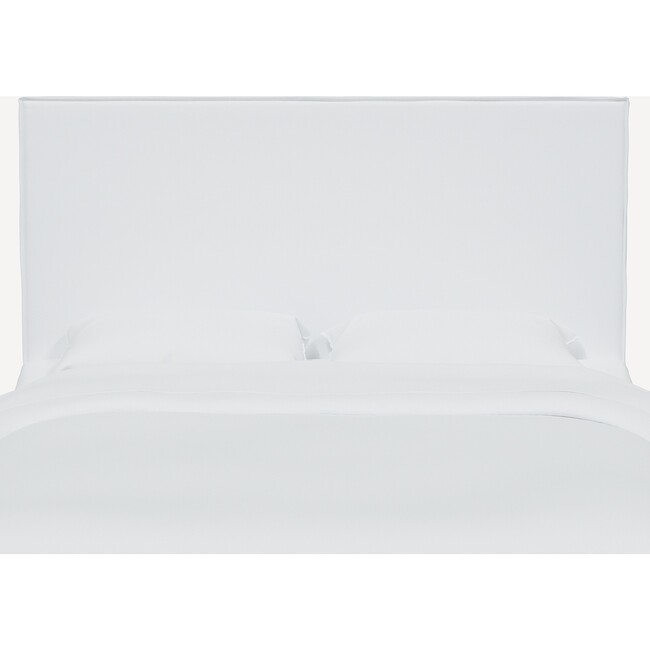 Lorel Slipcover Headboard, Twill White - Beds - 2