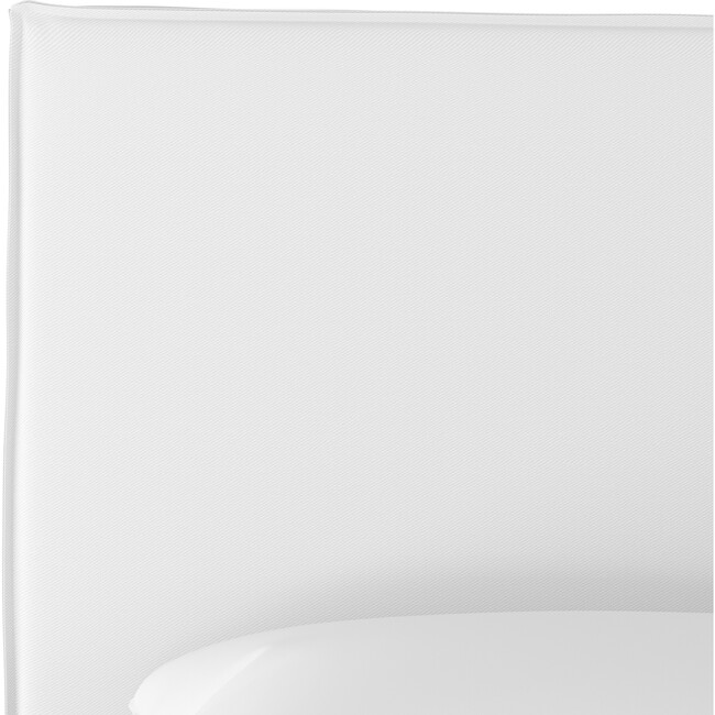 Lorel Slipcover Headboard, Twill White - Beds - 3