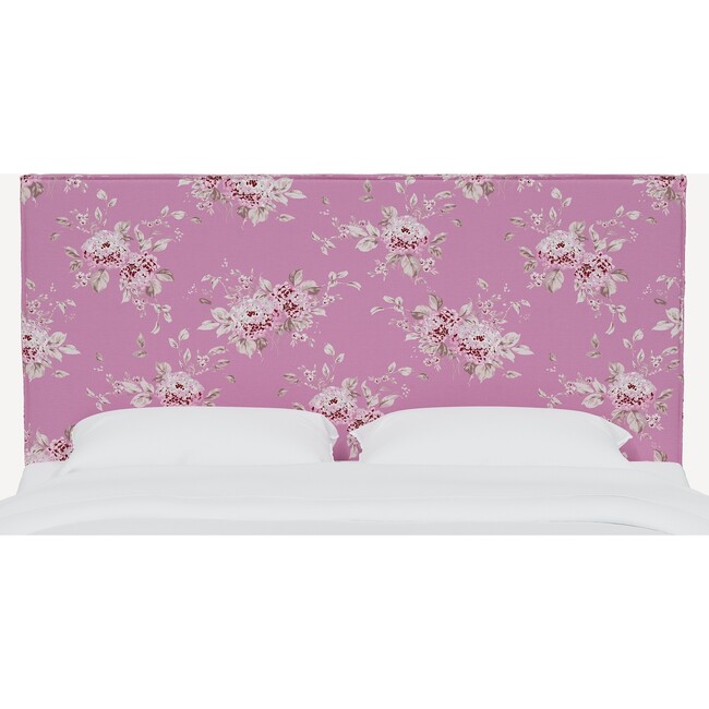 Lorel Slipcover Headboard, Berry Bloom Hot Pink - Beds - 2