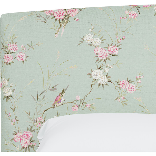 Blair Platform Bed, Bird Chinoiserie Green - Beds - 3