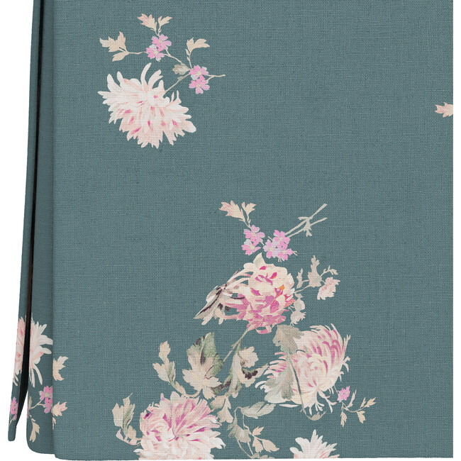 Dyer Storage Ottoman, Dancing Dahlia Emerald - Ottomans - 3