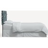 Bernard Slipcover Headboard, Dancing Dahlia Emerald - Beds - 4