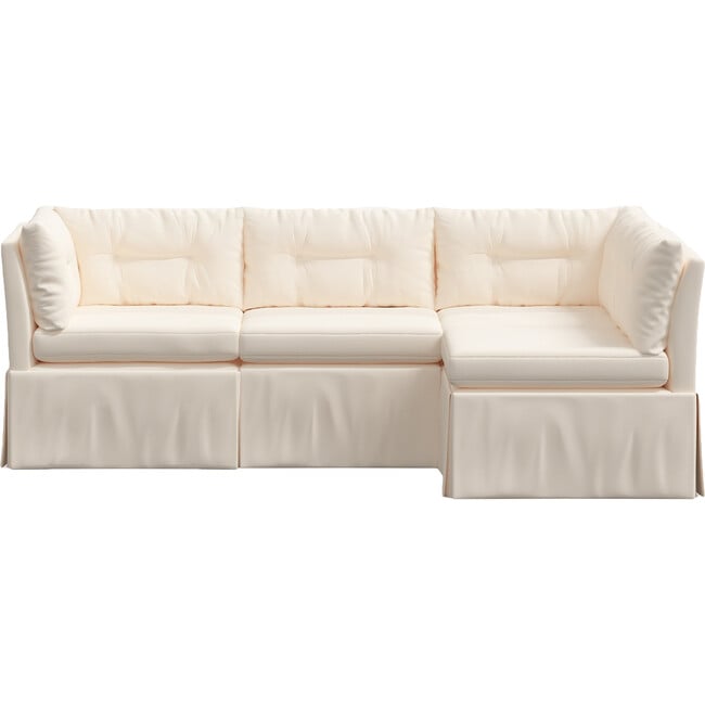 Octavia 4 Piece Sectional, Twill Natural