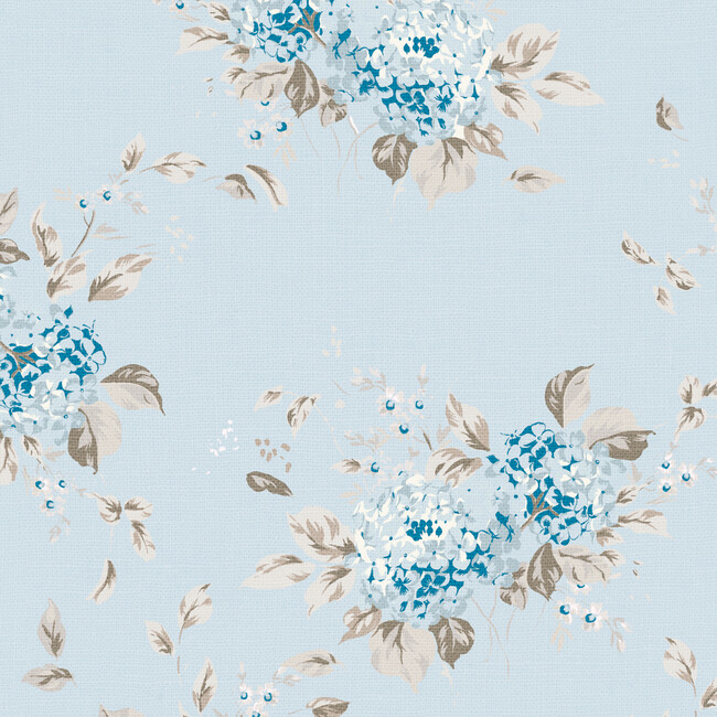 Bernard Slipcover Headboard, Berry Bloom Blue - Beds - 4